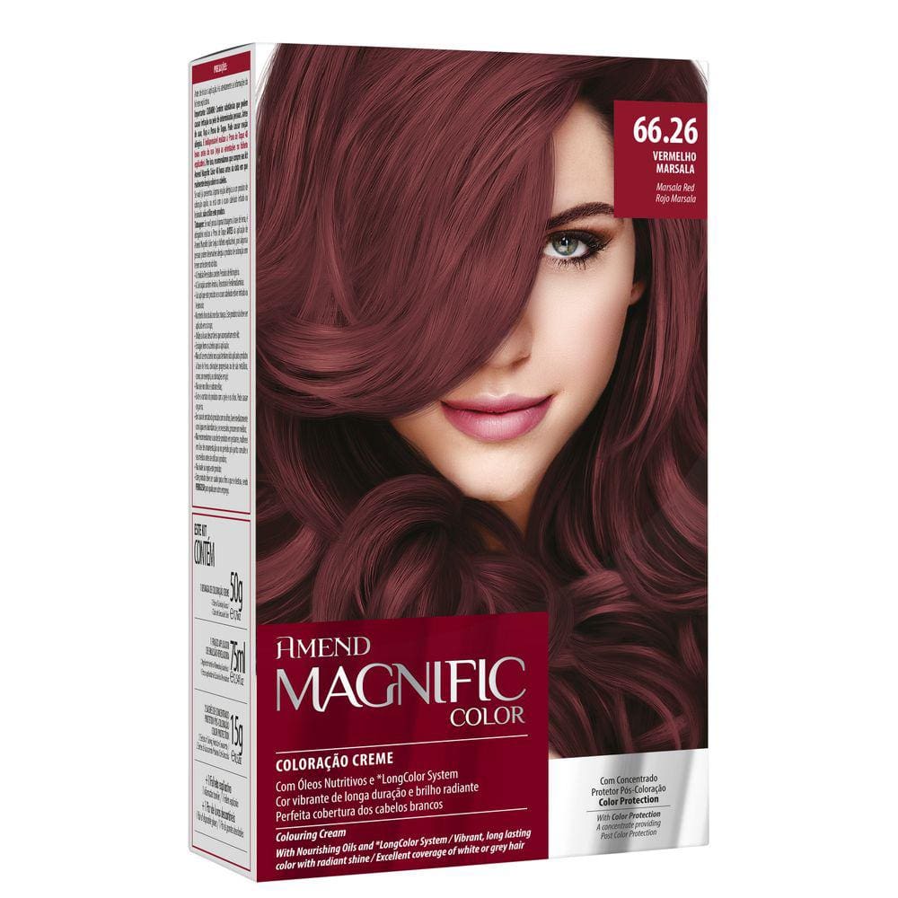 Amend Magnific Color 66.26 Vermelho Marsala - Coloração 200g