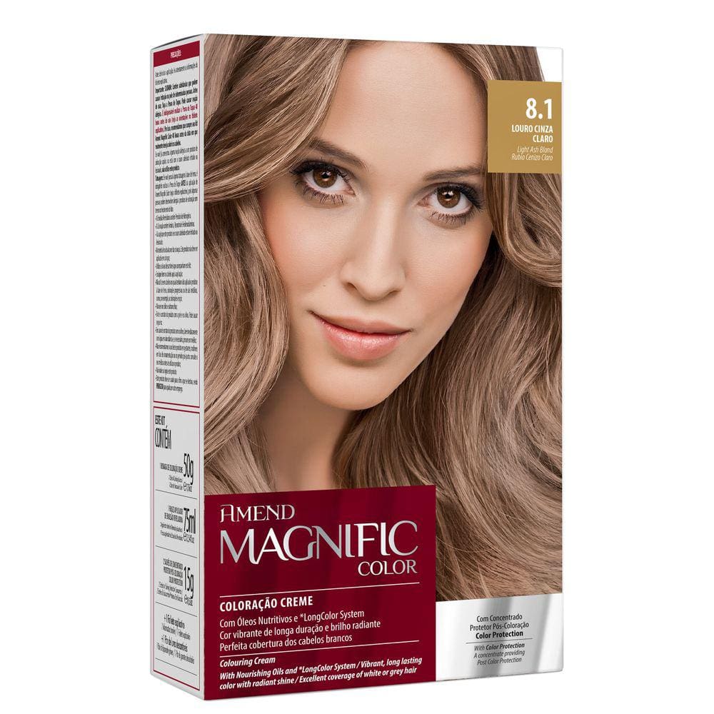 Amend Magnific Color 8.1 Louro Cinza - Coloração 200g