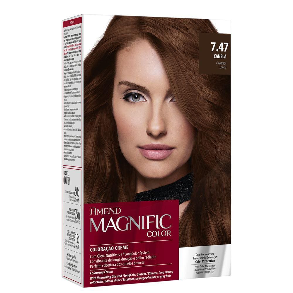 Amend Magnific Color 7.47 Canela - Coloração 200g