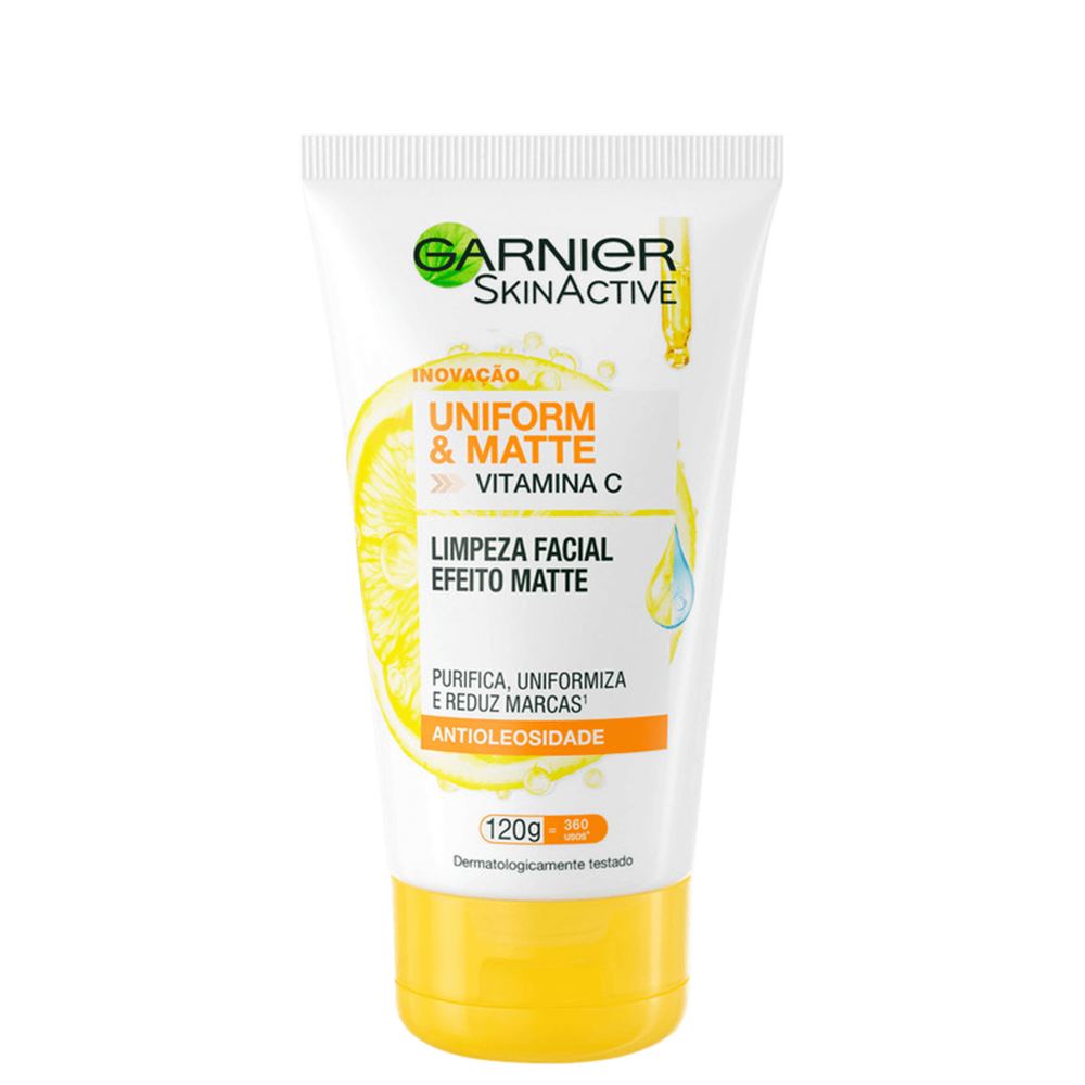 Garnier SkinActive Uniform & Matte - Gel Limpeza 120g