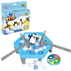 Jogo Pinguim Equilibrista Balança Pinguim Blocos de Gelo