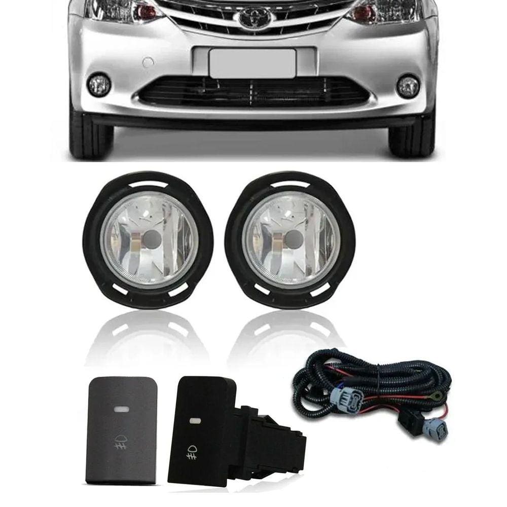 Kit Farol de Milha Neblina Toyota Etios 2011 2012 2013 2014 2015 2016 2017 2018 2019 2020