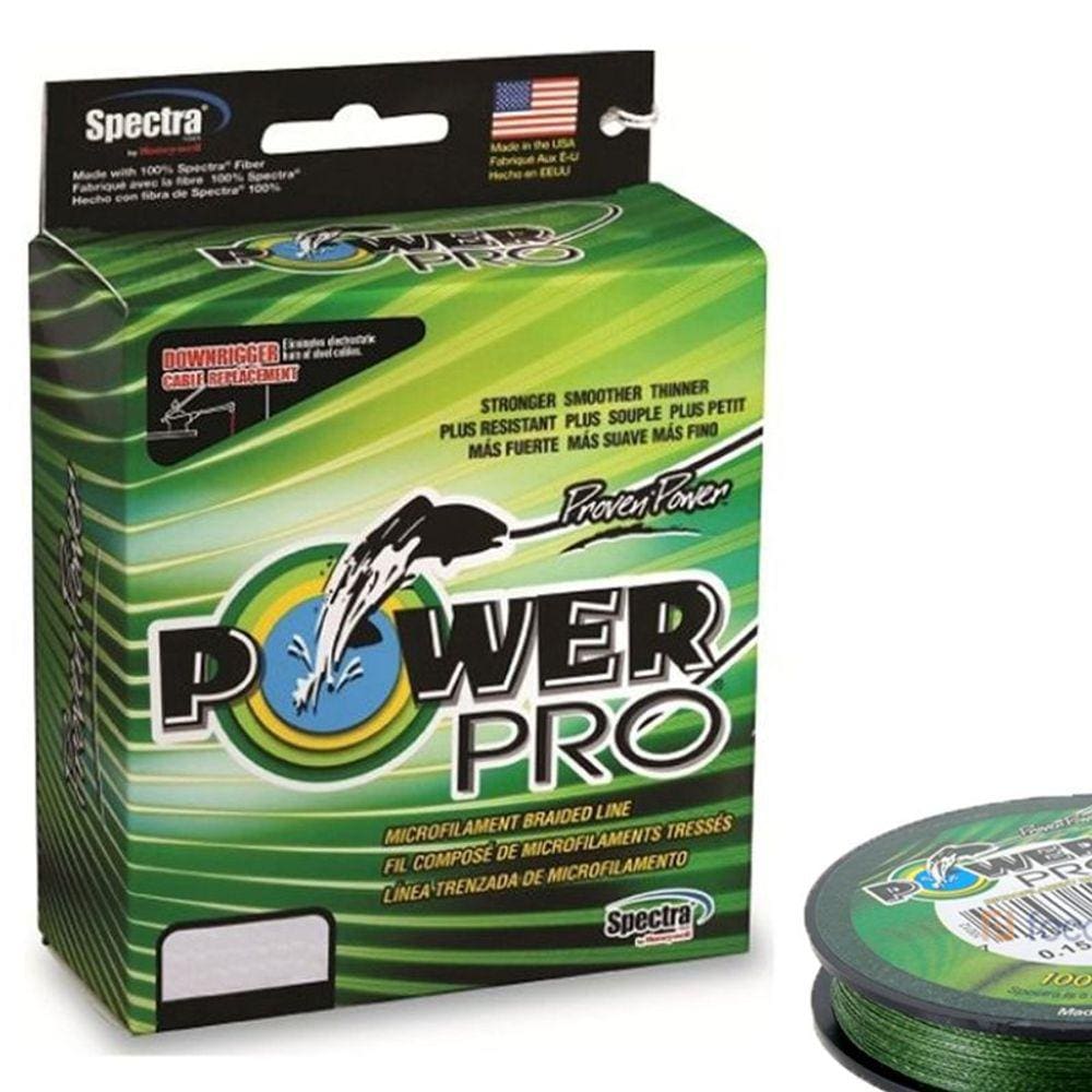 Linha Multifilamento Power Pro 40lb Green (0,32mm - 275m)