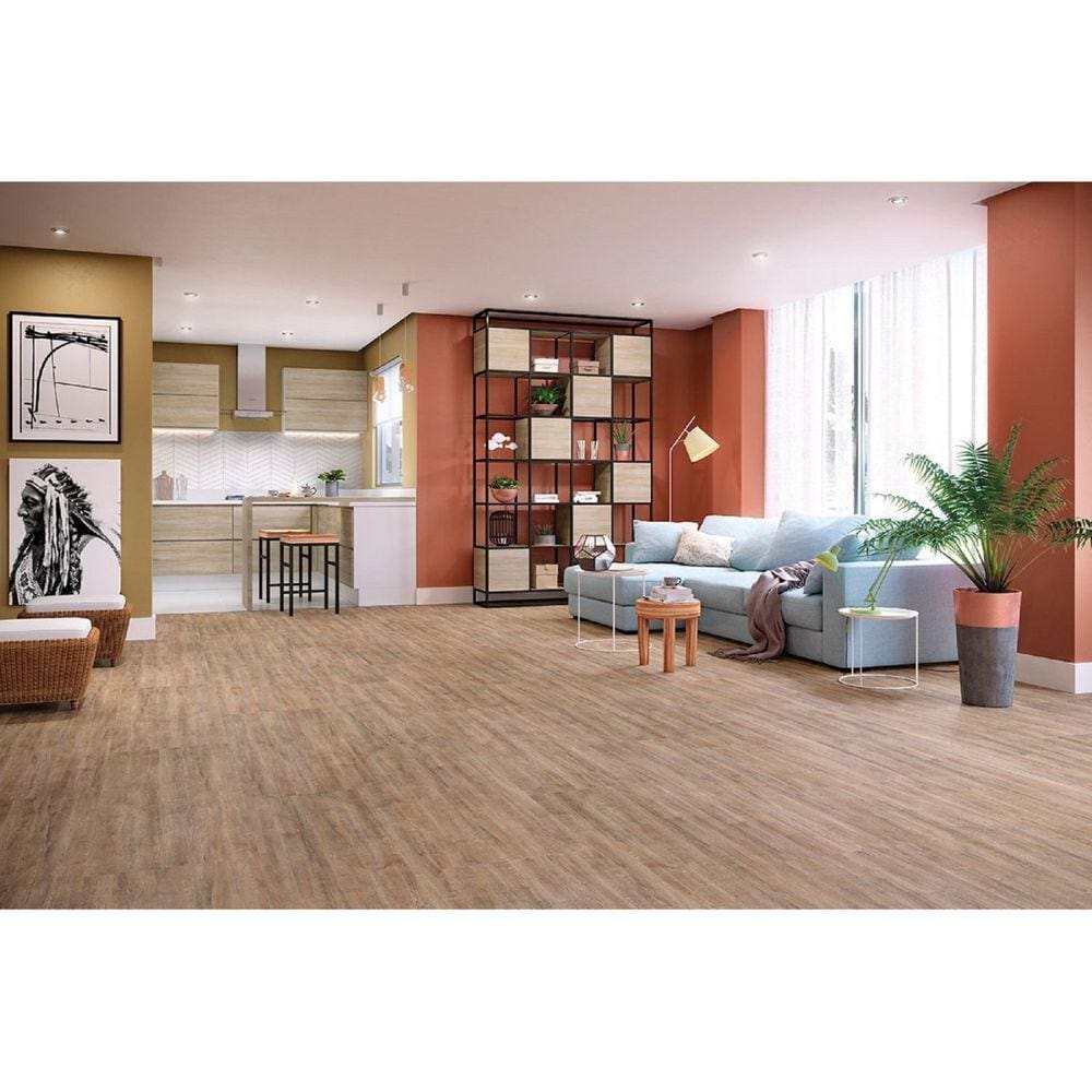 Piso Laminado Click Gran Elegance Eucafloor - caixa com 2,41 Unidade - Carvalho Ouro