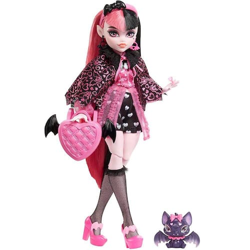 Boneca Monster High Draculaura Skulltimate Secrets HKY60 Mattel