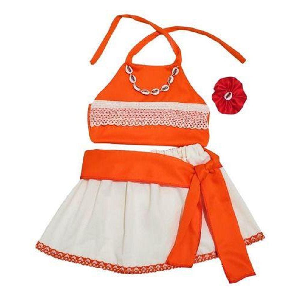 Roupa Infantil Fantasia Aniversário Moana