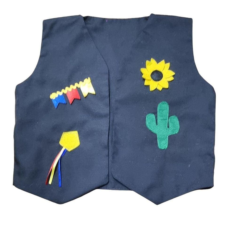 Fantasia Colete Junino Infantil