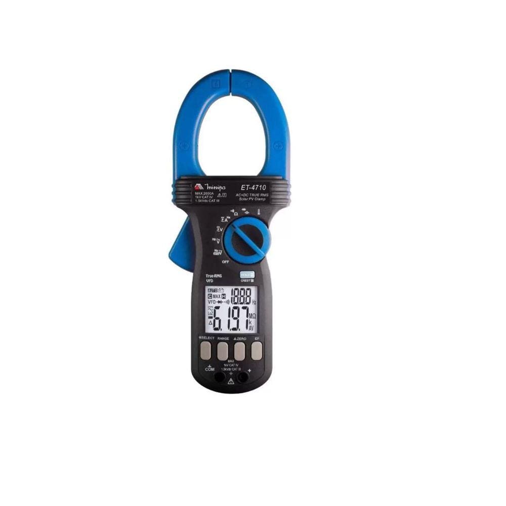 Alicate Amperagem ET-4710 Minipa AZUL/PRETO