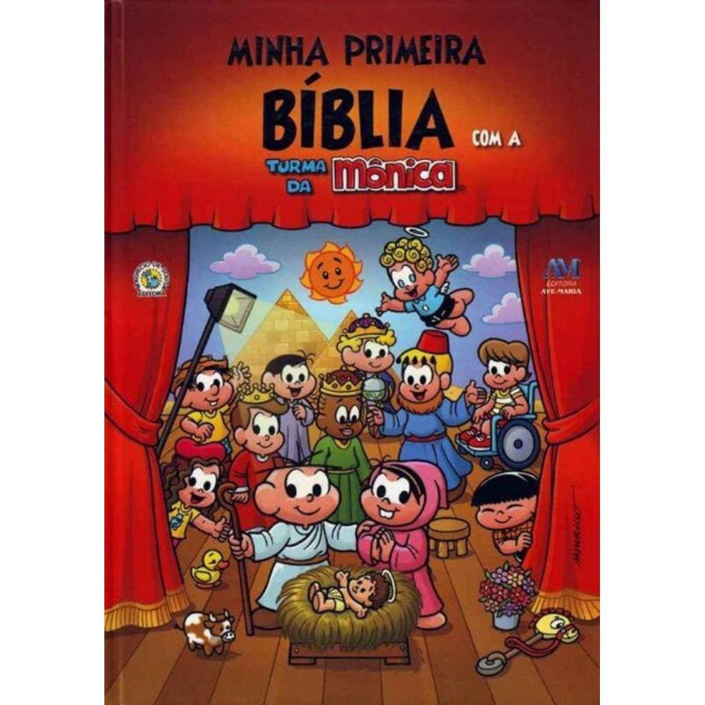 Minha Primeira Bíblia Com A Turma Da Mônica - Tamanho Grande