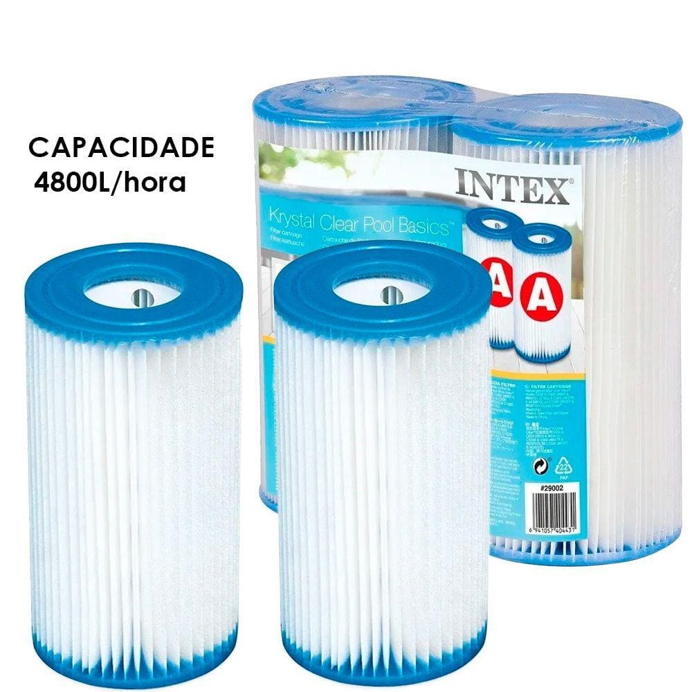 Cartucho P/Filtro Piscina Intex Pacote C/Duas Unidades 29002