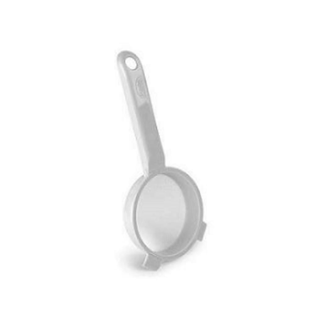 Peneira de nylon e plástico branca 7 cm