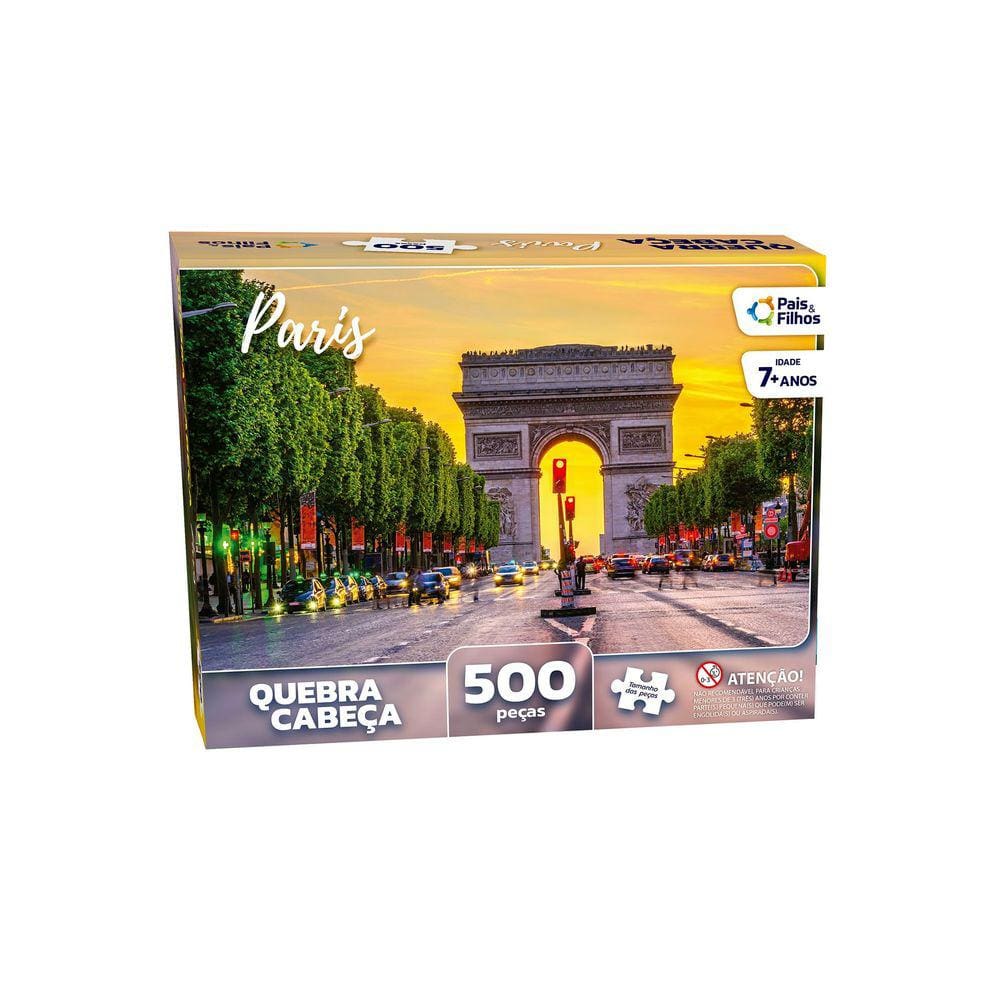 Jogo Quebra Cabeça Paisagem Amsterdam Holanda Puzzle 500 Pçs Original