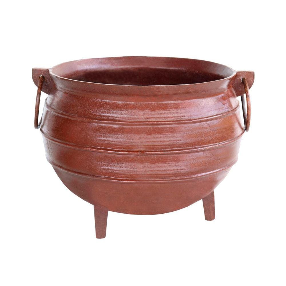 Panelão Caldeirão Bruxa Tripé Ferro Fundido Marrom 40L 42cm