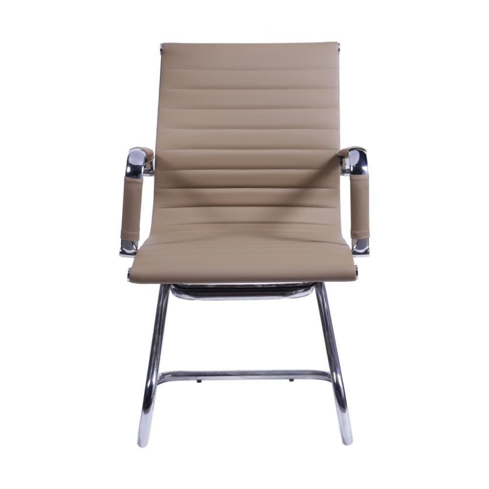 Cadeira Base Fixa Eames Caramelo