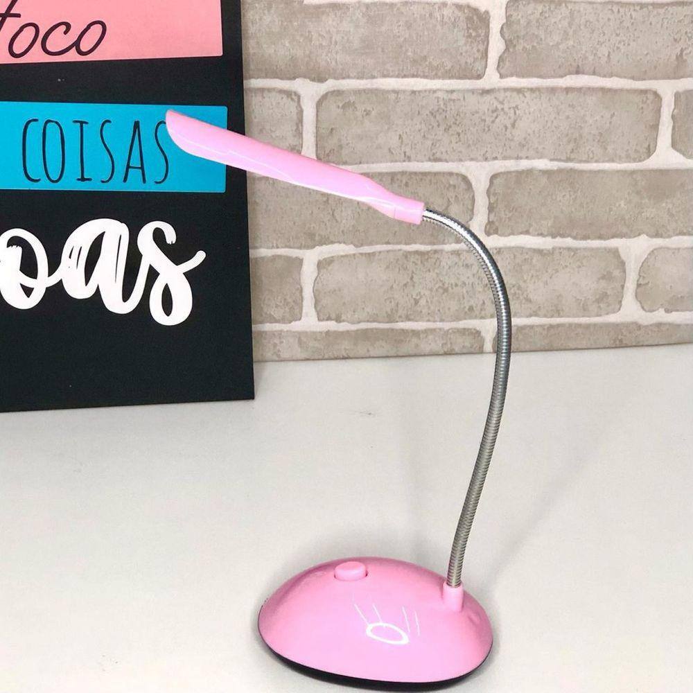 Mini Luminária Portátil De Mesa Ajustavél Para Leitura 360°