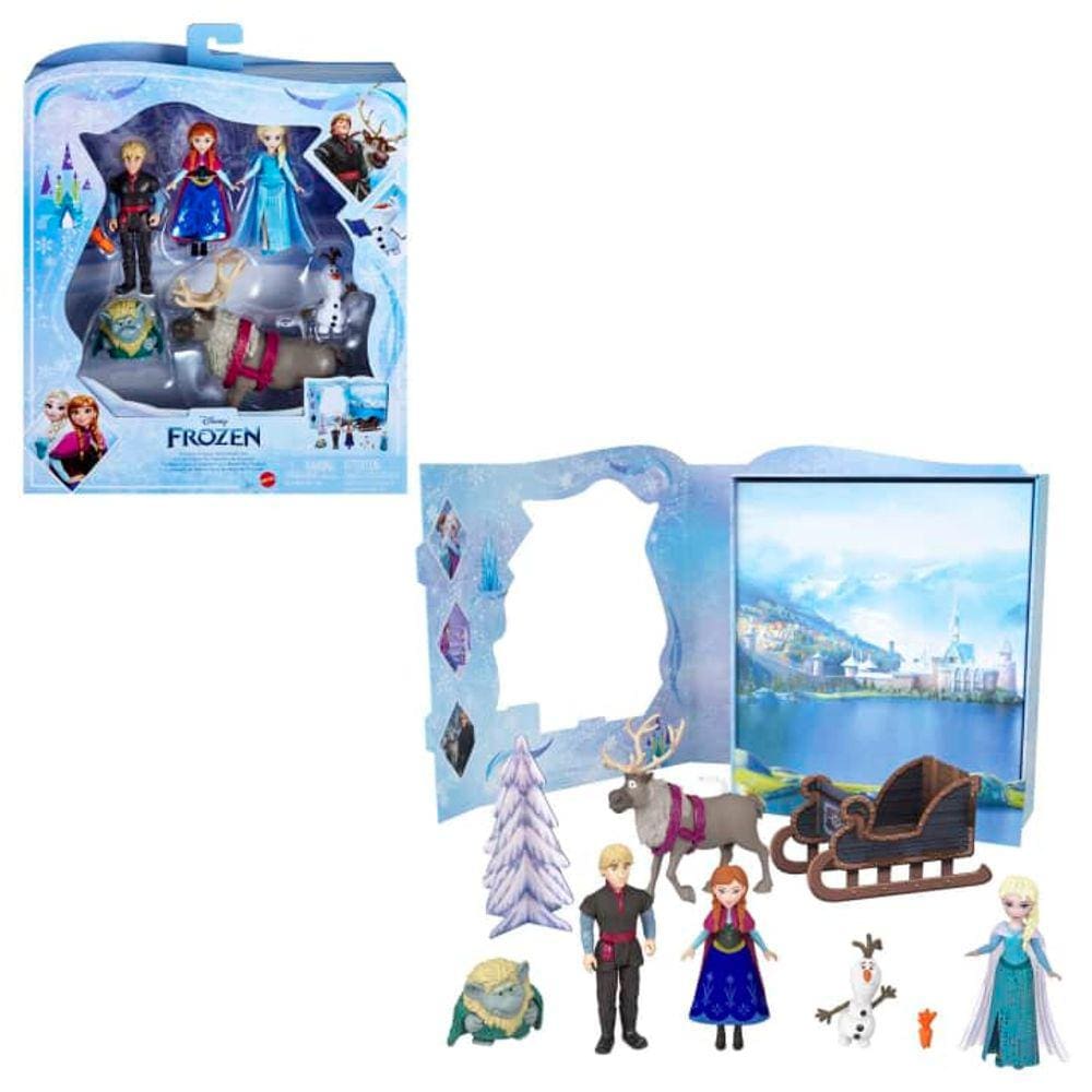 Bonecos - Disney Frozen - Mini Livro de Historias - HLX04 MATTEL