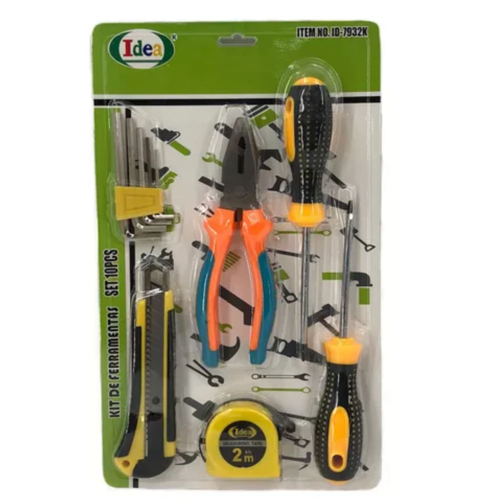 Kit Ferramentas 10 Peças