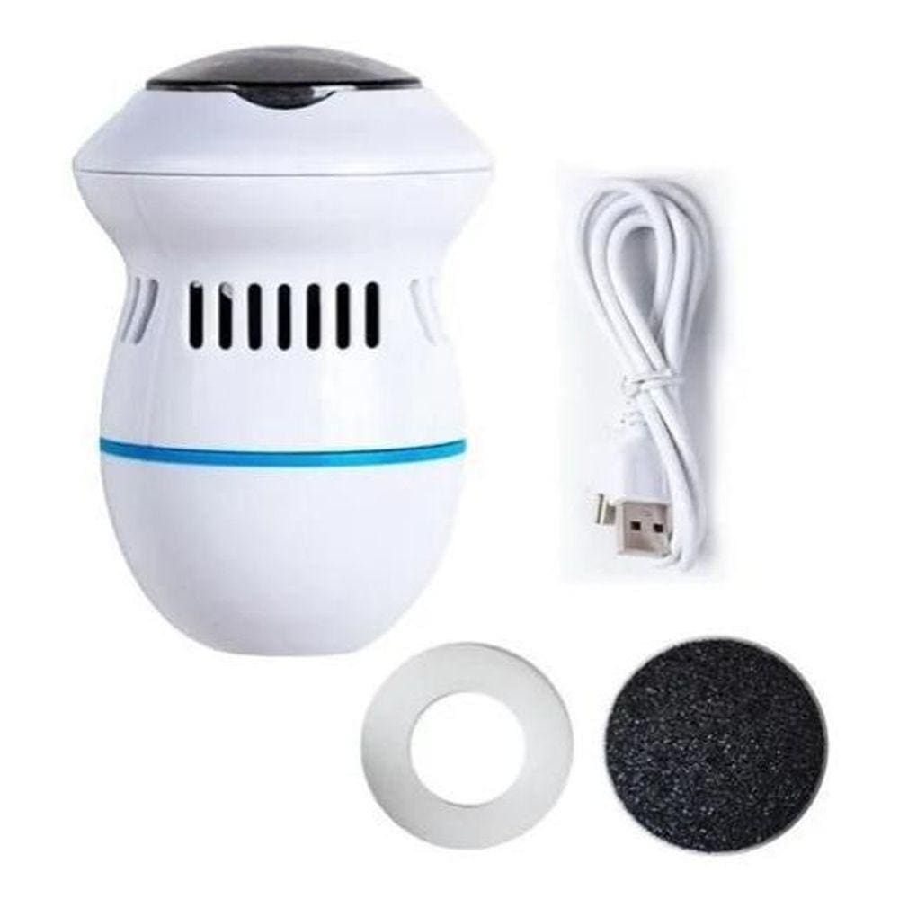 Lixa Elétrica De Pé Removedor De Calos Vácuo Usb Portátil Arrendondada