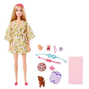 Conjunto e Boneca - Barbie SPA - Salão de Beleza - Manicure e