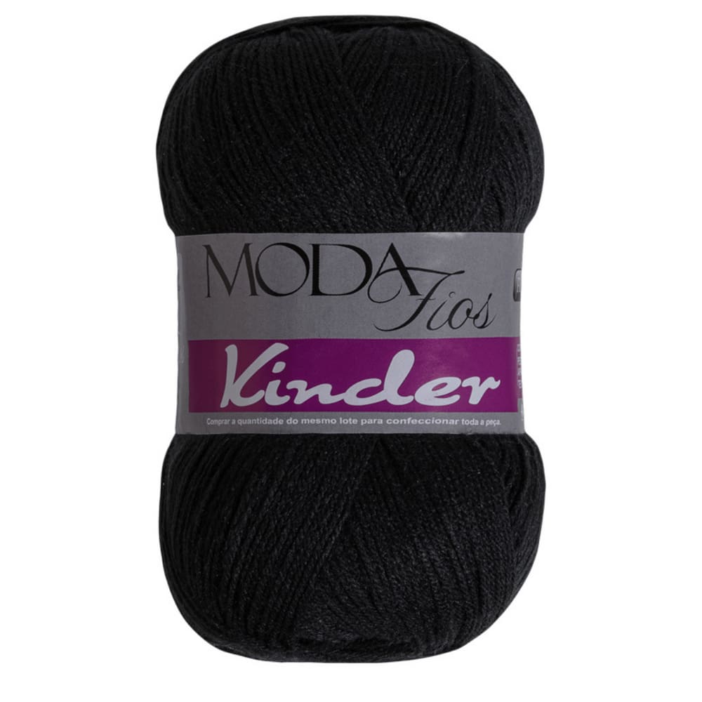 Fio/Lã Moda Fios Kinder- 477m - 100g - Azul Bic 115