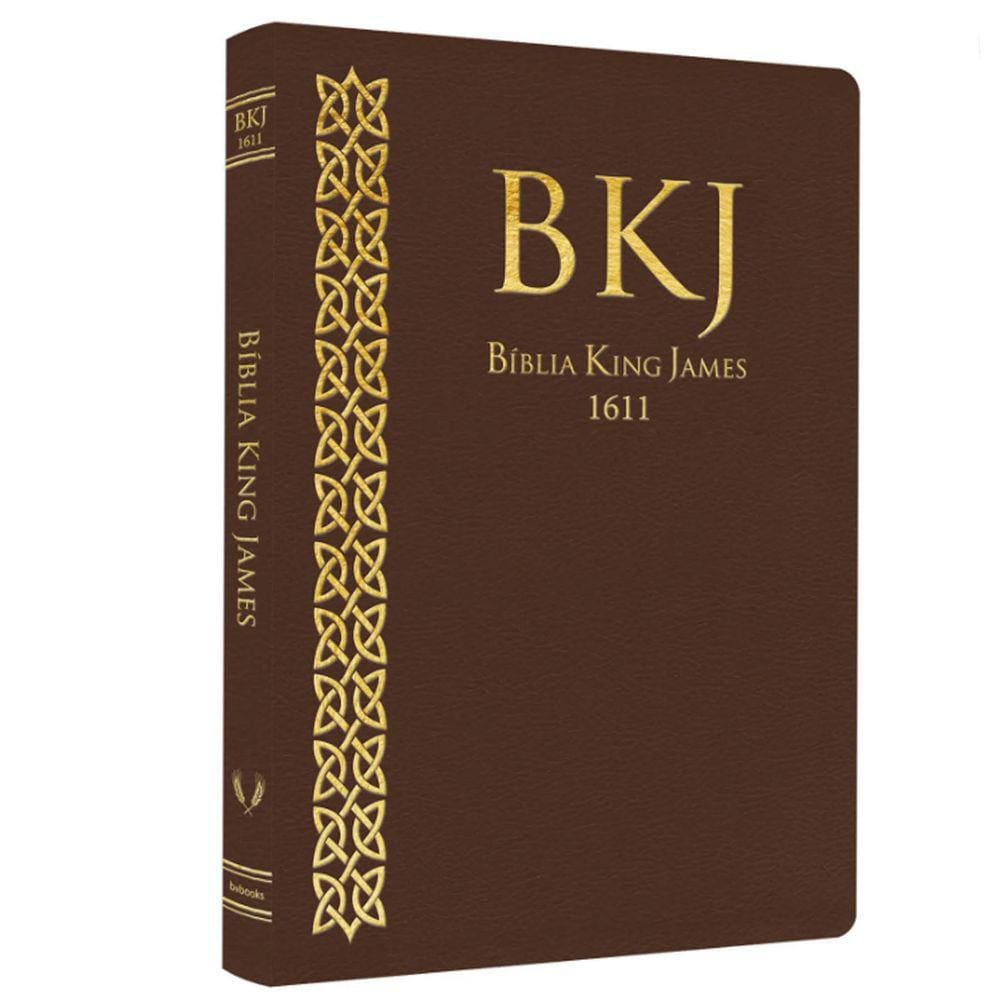 Bíblia King James BKJ 1611 Ultrafina Slim Marrom