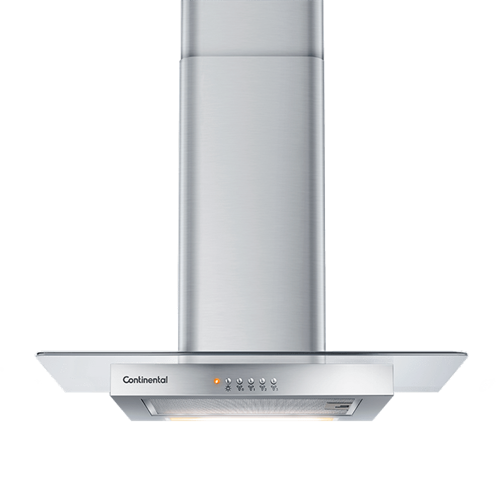 Coifa de Parede Continental 60cm Inox com Vidro (CC6VX)