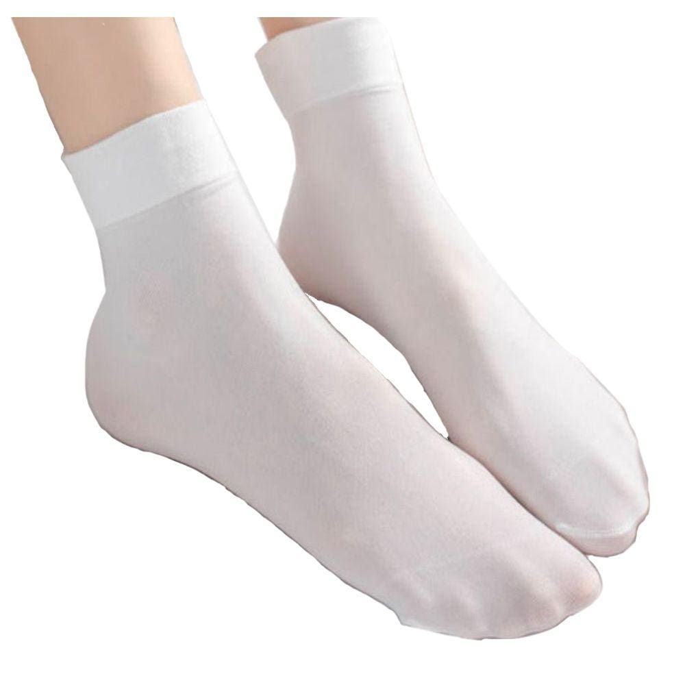 kit 100 Pares Meias Feminina Fina Soquete Social confortável