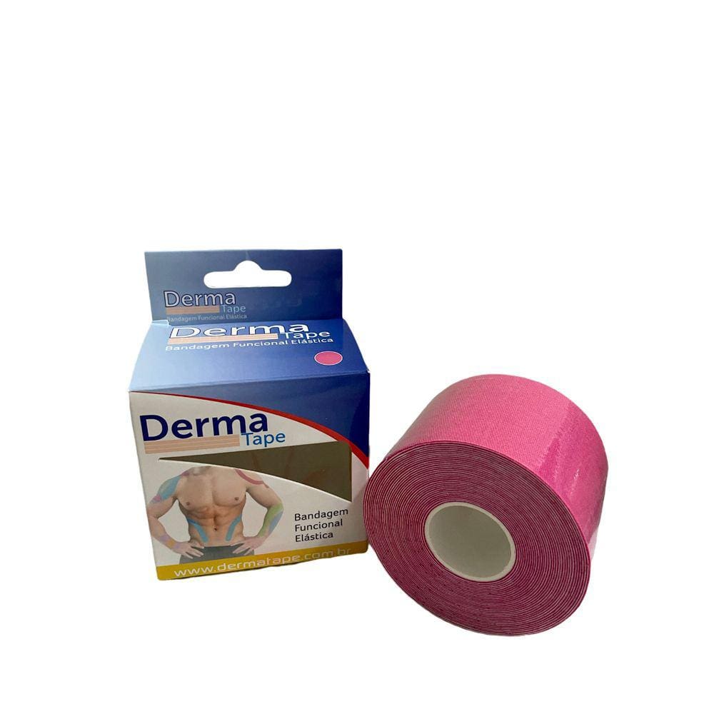 Bandagem Funcional Elástica 5m x 5cm - Derma Tape