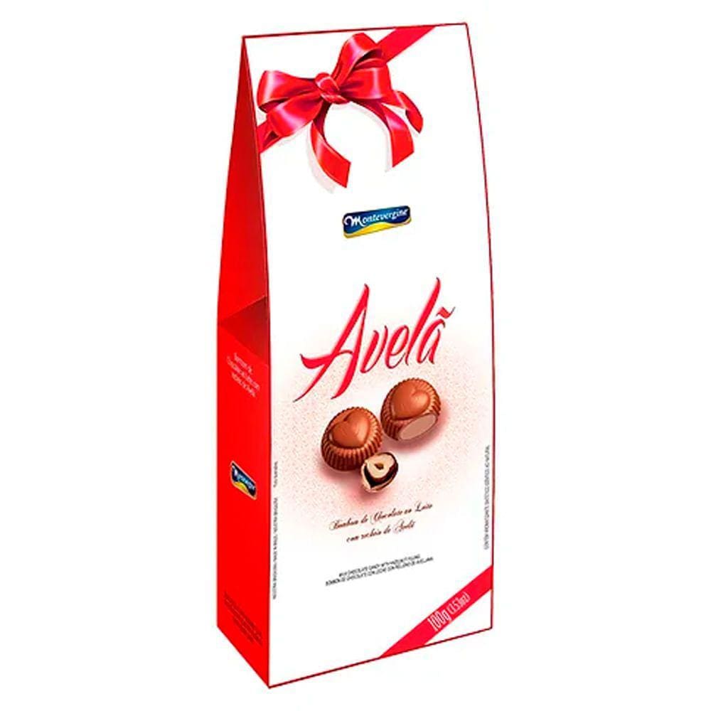 Bombom Montevergine Coração Avelã 100g