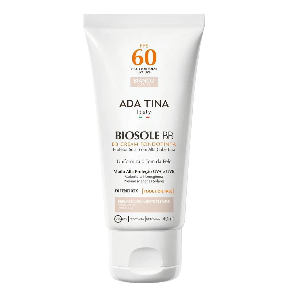 Ada Tina Biosole FPS 60 15 Bianco - BB Cream 40ml