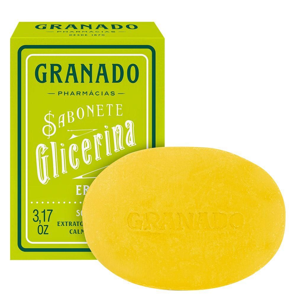 Granado Sabonete Vegetal Glicerina e Erva-Doce em Barra BLZ