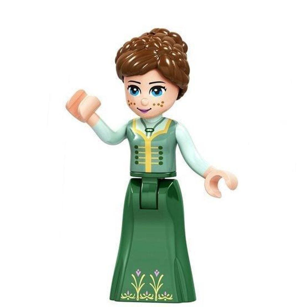 Boneco Blocos De Montar Coleção Princesas - Princesa Anna