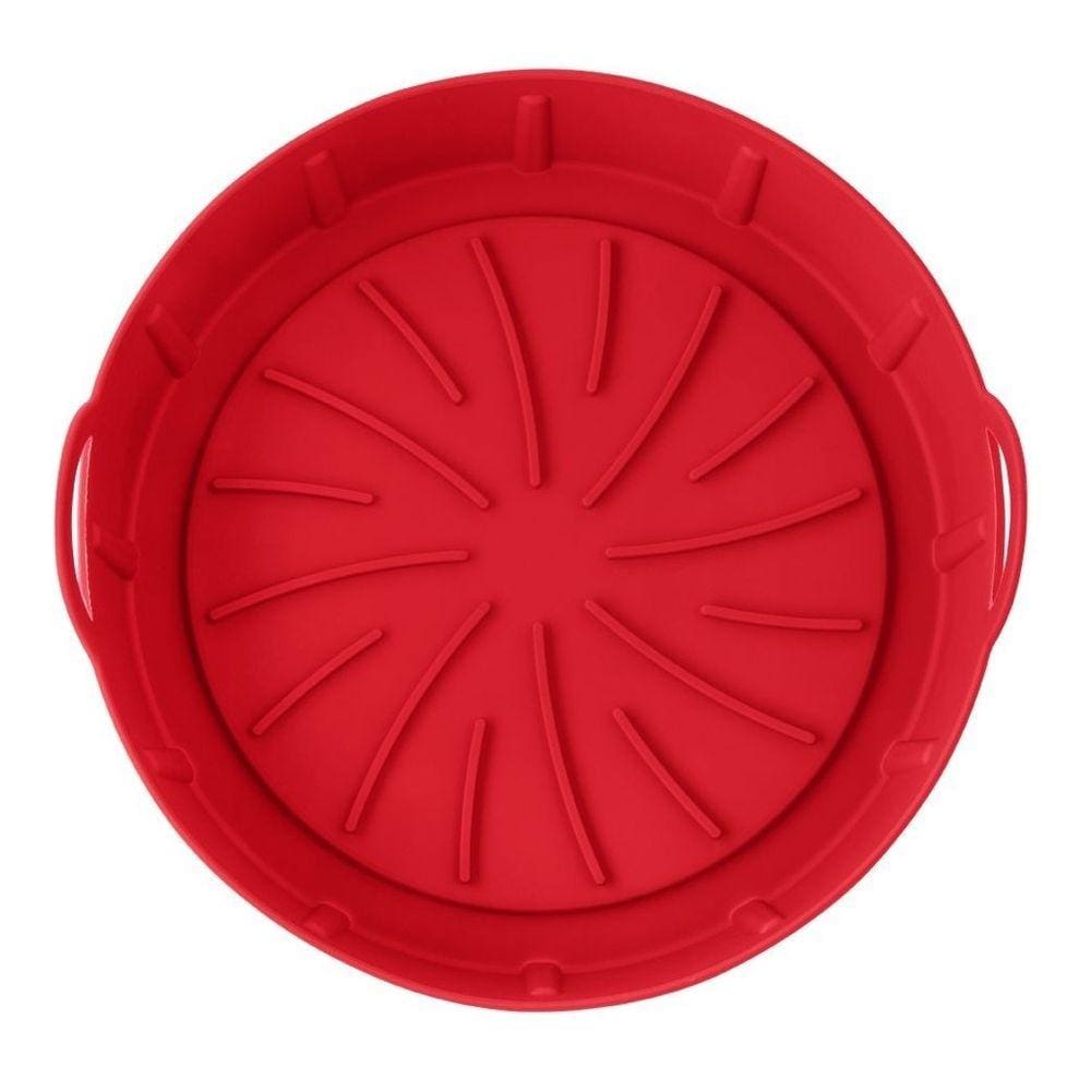 Forma Para Fritadeira Elétrica Air Fryer De Silicone Redonda