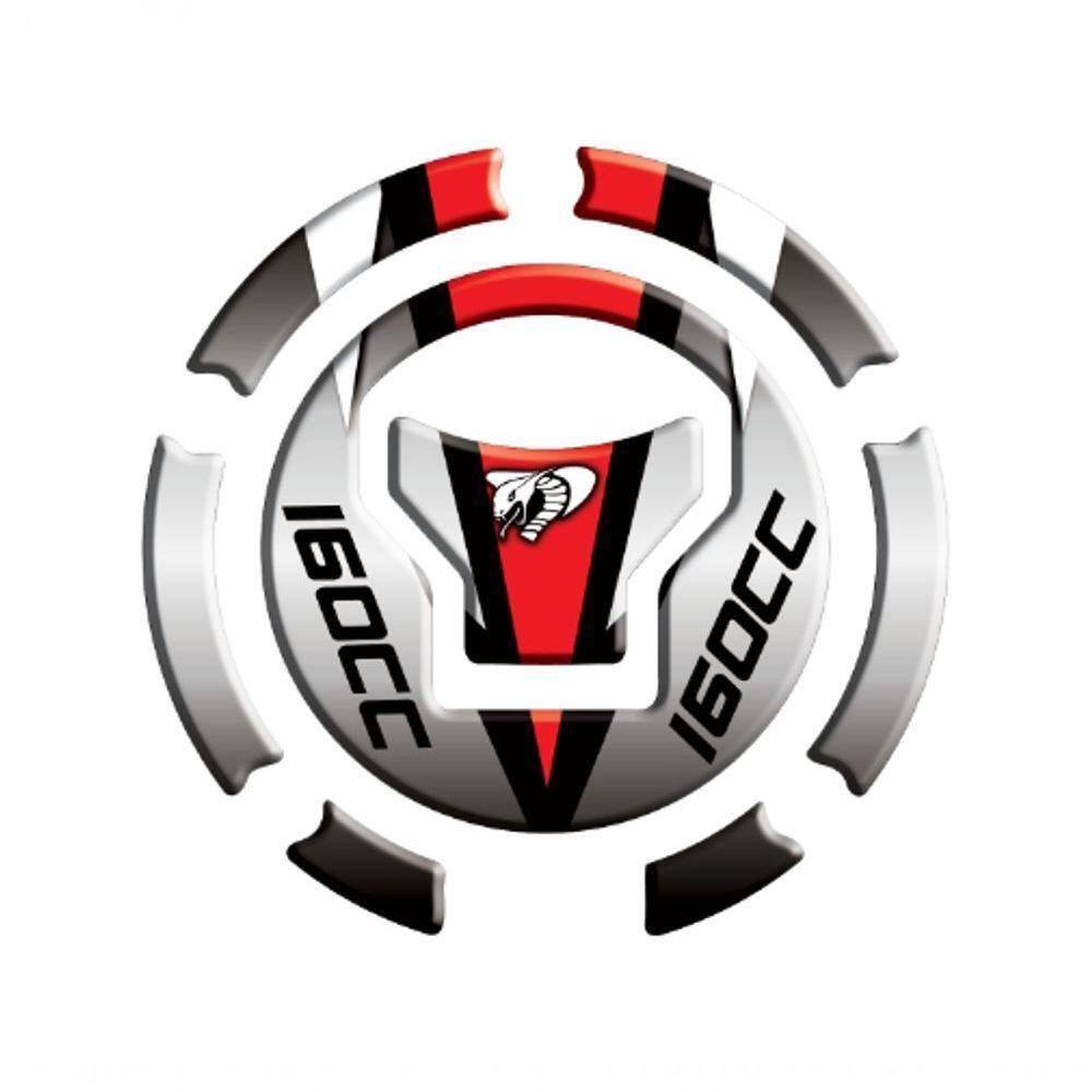 Adesivo Bocal Cb Twister Cg Titan / Fan / Start 160 +2018 Cinza