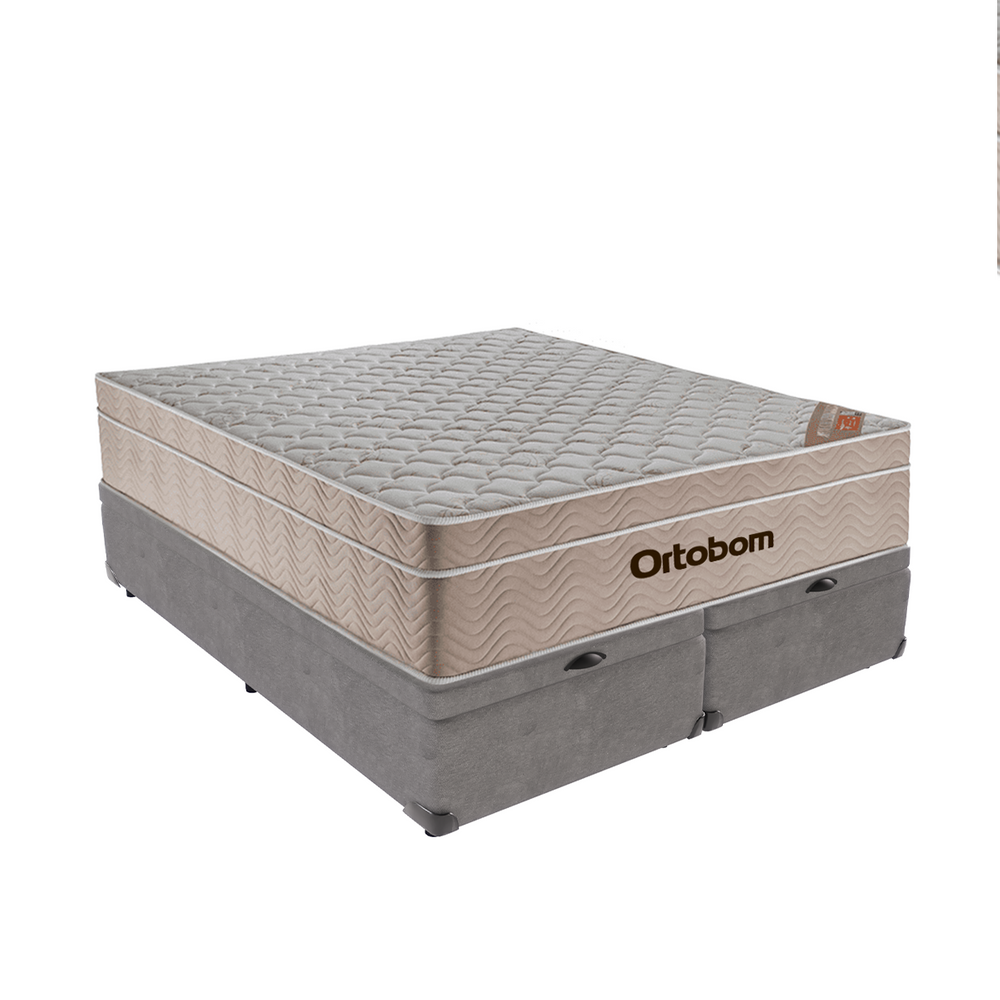 Cama Queen Bau Molas Ensacadas Ortobom Extra Cama Queen Bau Molas Ensacadas Ortobom Extra