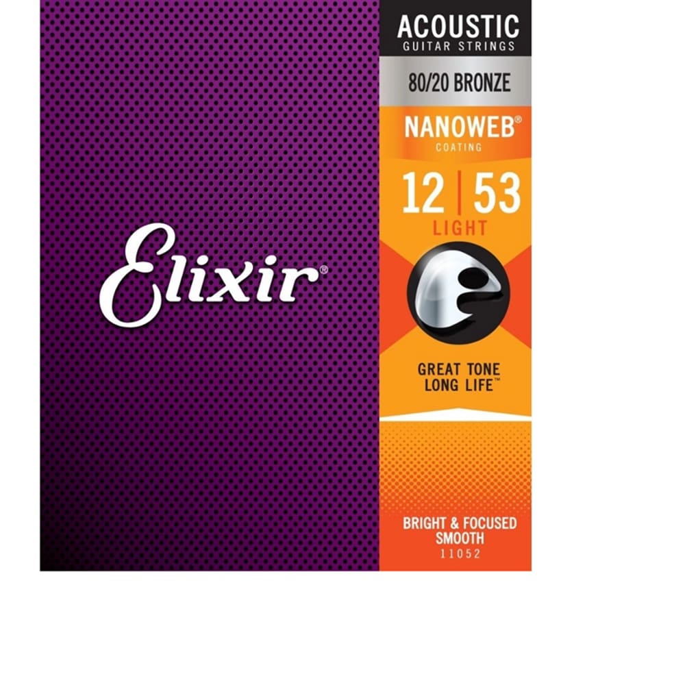 Encordoamento Elixir 012 Light P/Violao Aco 11052