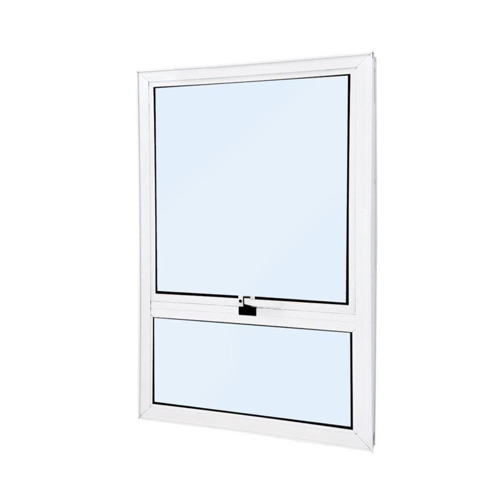 Janela de Alumínio Maxim Ar 100x60cm com Peitoril Fixo Magnum Atlântica Branco