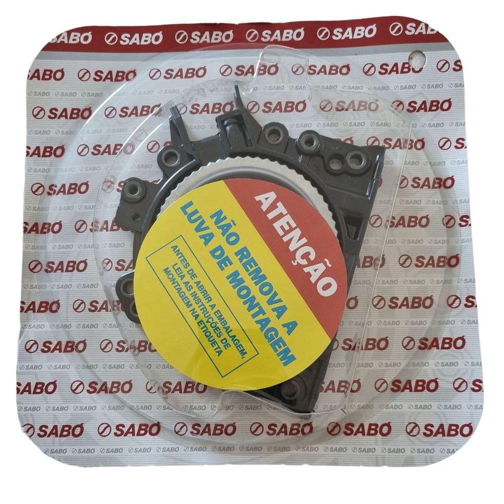 Retentor Flange Virabrequim Sabó 05801 IOSS VW Fox Gol 2006 em diante Roda Dentada Traseiro Sem Sensor
