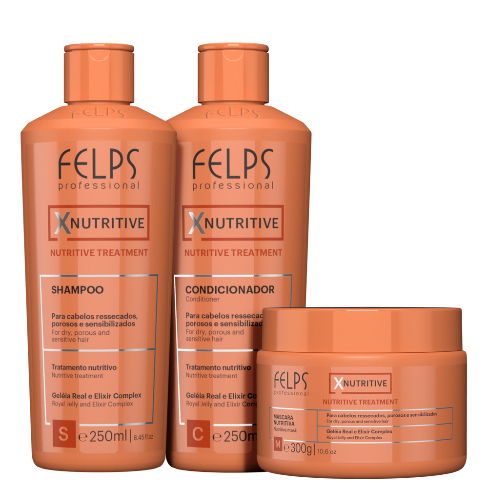 Kit Felps Professional XNutritive Trio (3 Produtos)