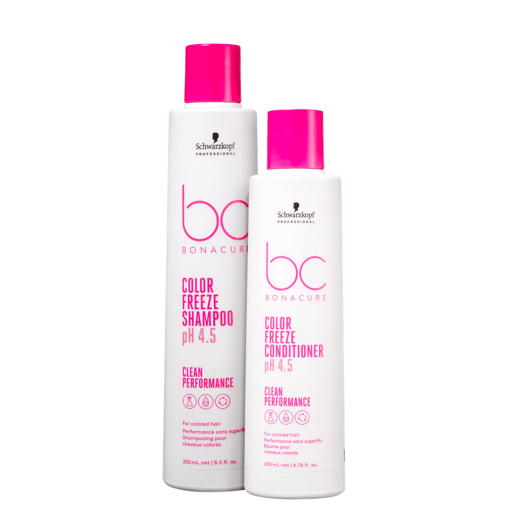 Kit Schwarzkopf Professional BC Bonacure Clean Performance Color Freeze Dupla (2 Produtos)
