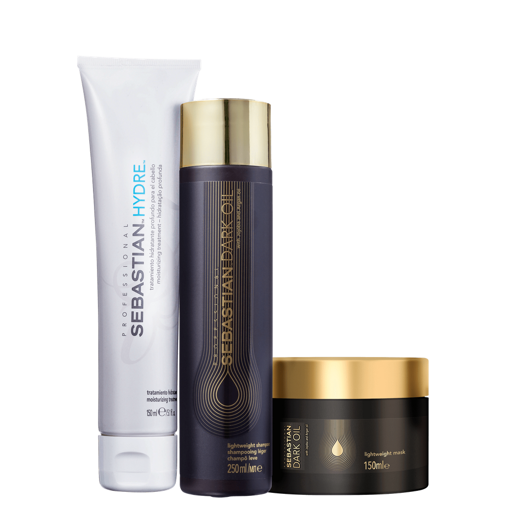Kit Sebastian Professional Dark Oil & Hydre (3 Produtos)