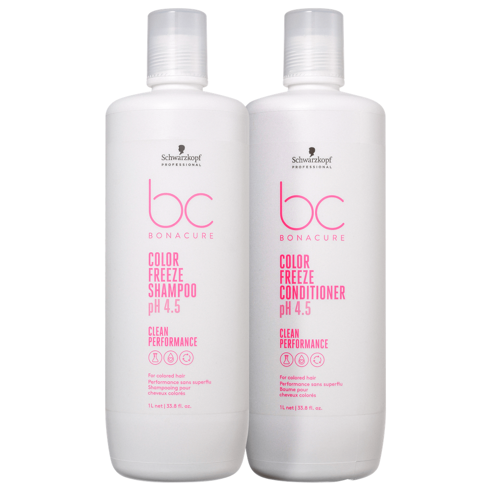 Kit Schwarzkopf Professional BC Bonacure Clean Performance Color Freeze Profissional Duo (2 Produtos)