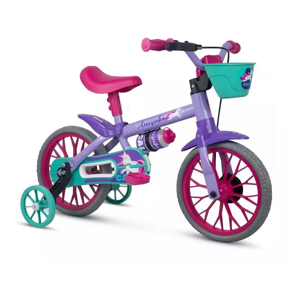 Bicicleta Infantil Feminina Aro 12 Caloi Cecizinha