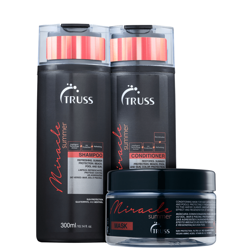 Kit Truss Miracle Summer Hair Care Trio (3 Produtos)