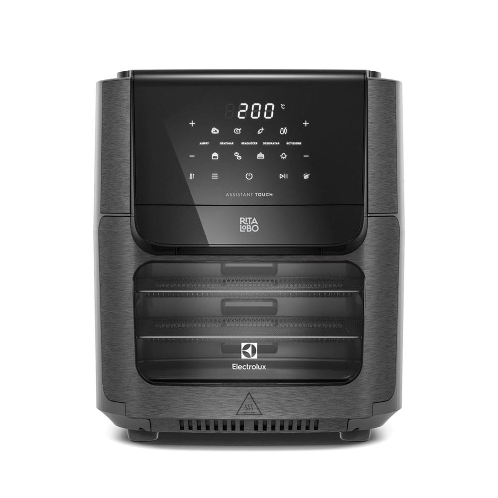 Fritadeira Elétrica Sem Óleo Air Fryer Oven Electrolux Experience Digital Por Rita Lobo EAF90 12L – Grafite