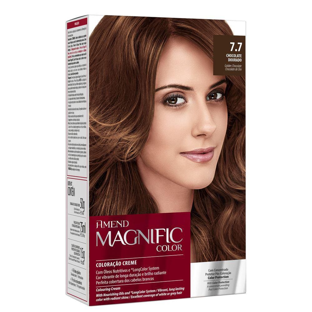 Amend Magnific Color 7.7 Chocolate Dourado - Coloração 200g