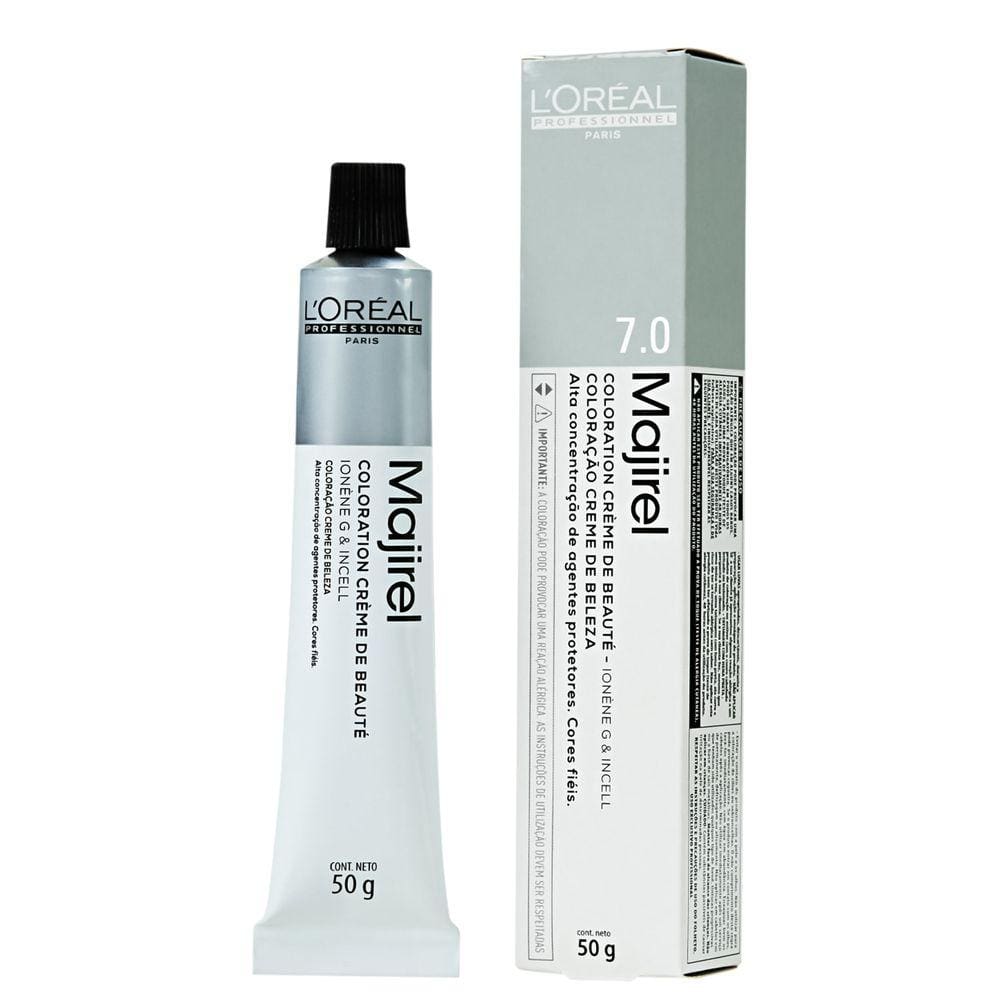 L`Oréal Majirel 7.0 Louro Natural Profundo - Coloração 50g