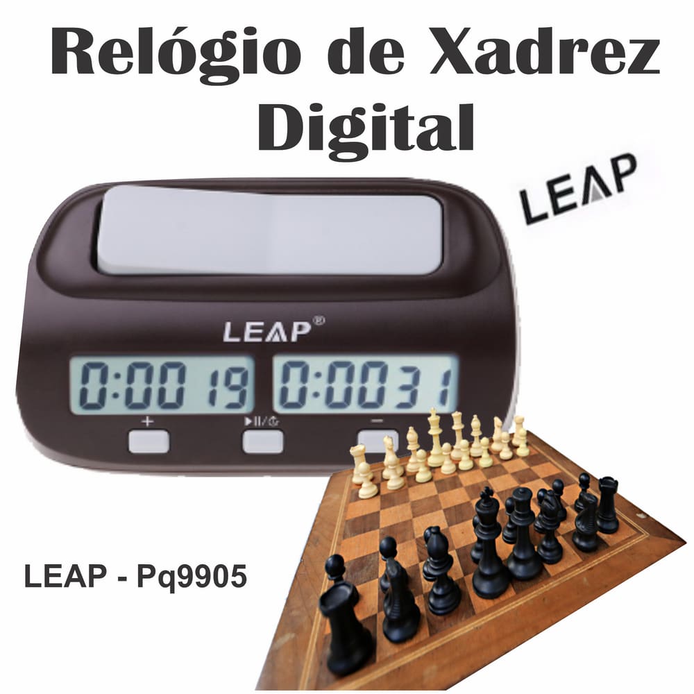 Relógio Para Jogo De Xadrez Analógico a Corda - Cód. 110 no Shoptime