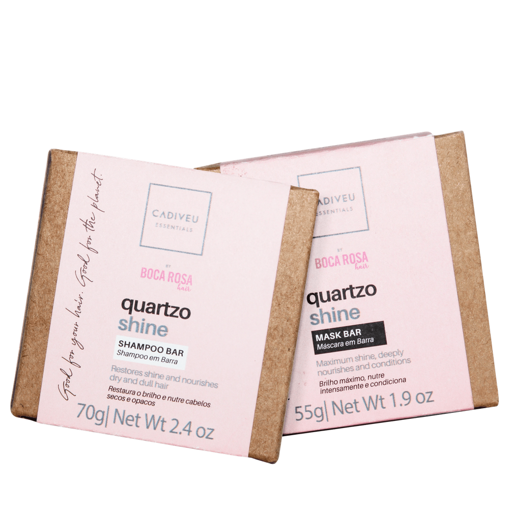 Kit Cadiveu Essentials Quartzo Shine by Boca Rosa Hair Barra