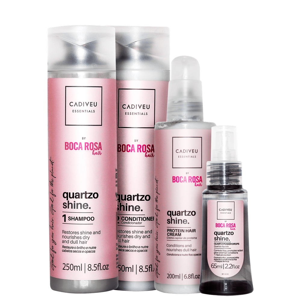 Kit Cadiveu Essentials Quartzo Shine By Boca Rosa Hair